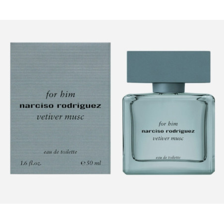 FOR HIM VETIVER MUSC EDT 50 ML - Parfum Masculin Élégant et Intense