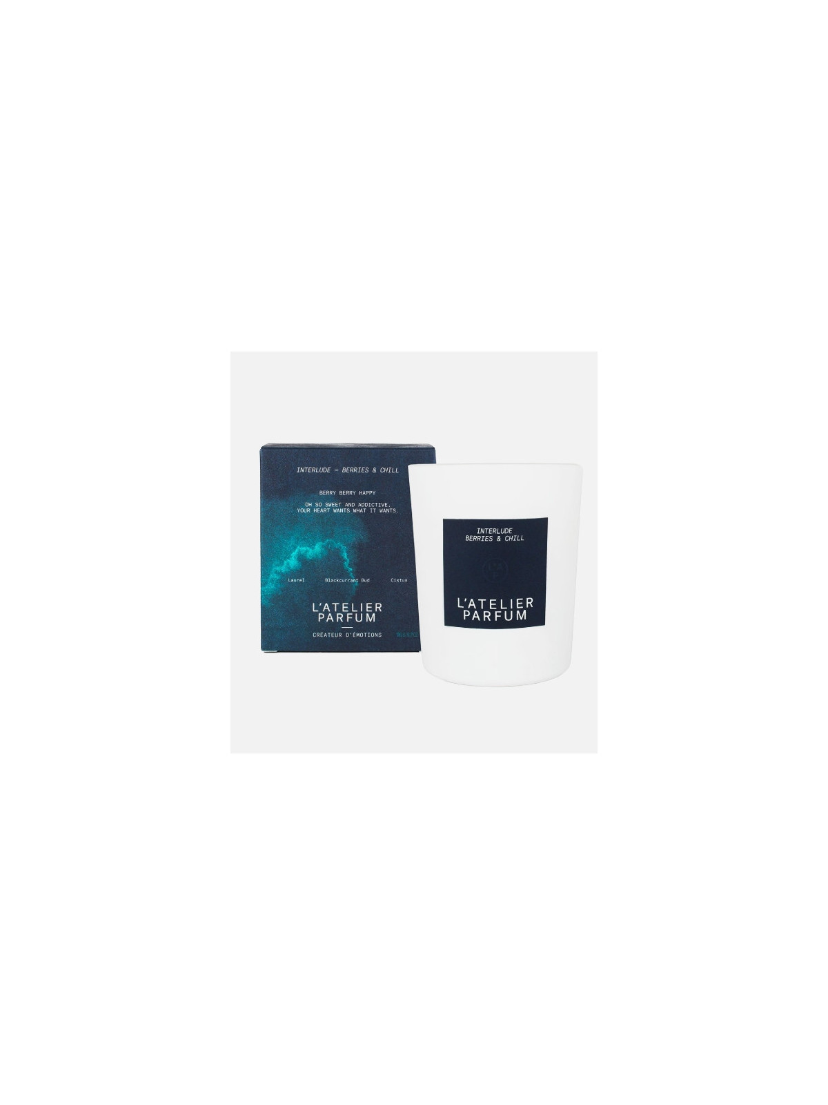 L'Atelier Parfum - Scented Bougie - Berries and Chill 180 g