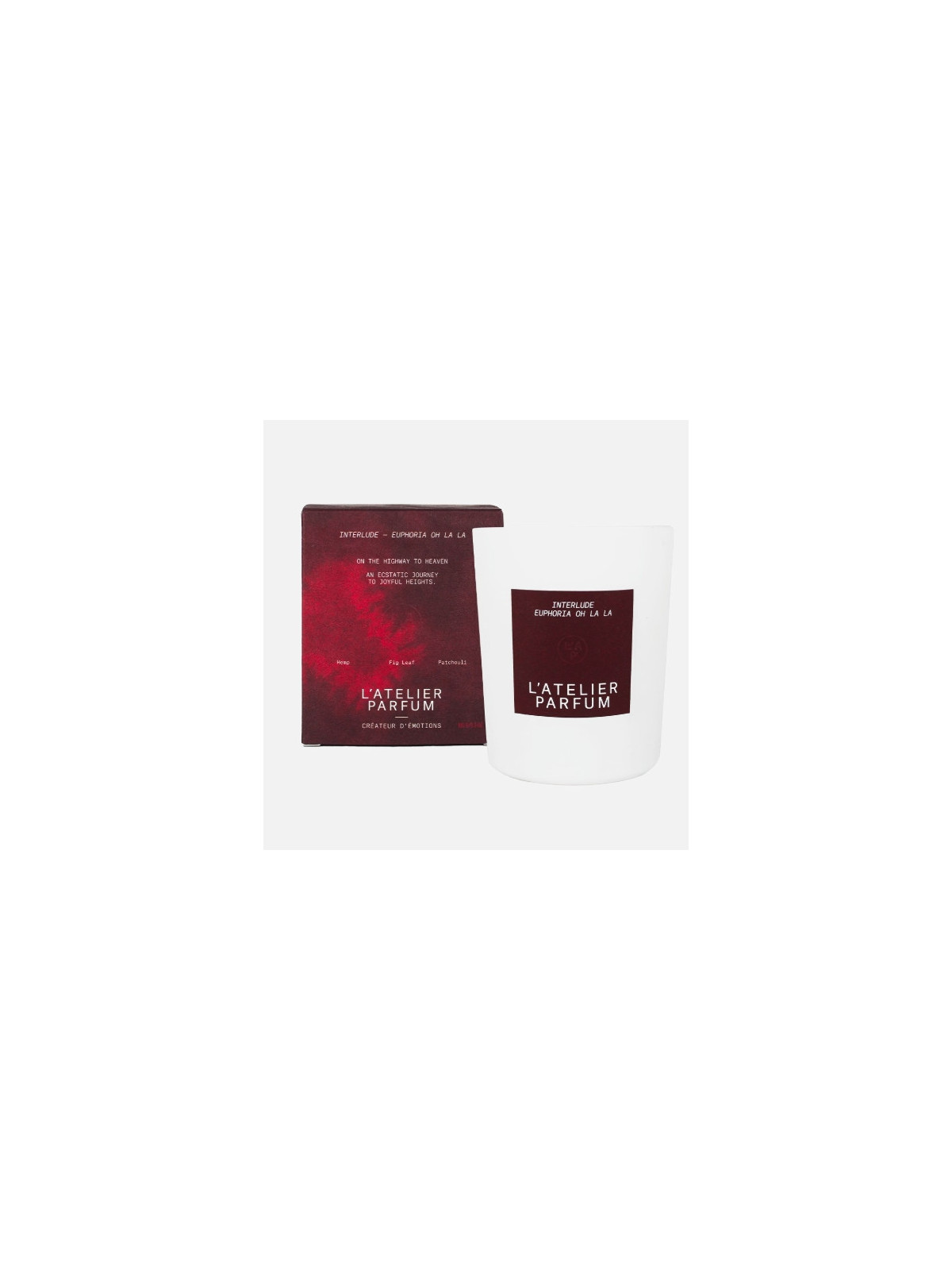 L'Atelier Parfum - Scented Bougie - Euphoria Oh La La 180 g